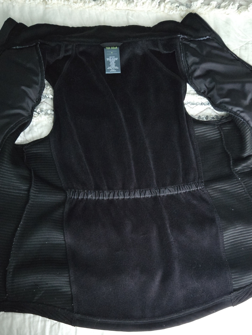 Black Quilted Vest - Lightweight Women's Jacket - Picture 3 of 5